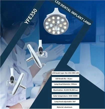 LED mundtlig tandimplantatlampe